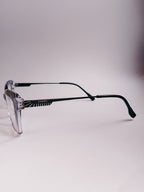 Haze Grey Gradient Cat-Eye Eyeglasses - Side Profile