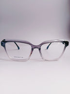Haze Grey Gradient Cat-Eye Eyeglasses - Front View