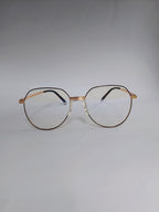 Orbit Frame – Rose Gold with tortoise temples, 3/4 angle view