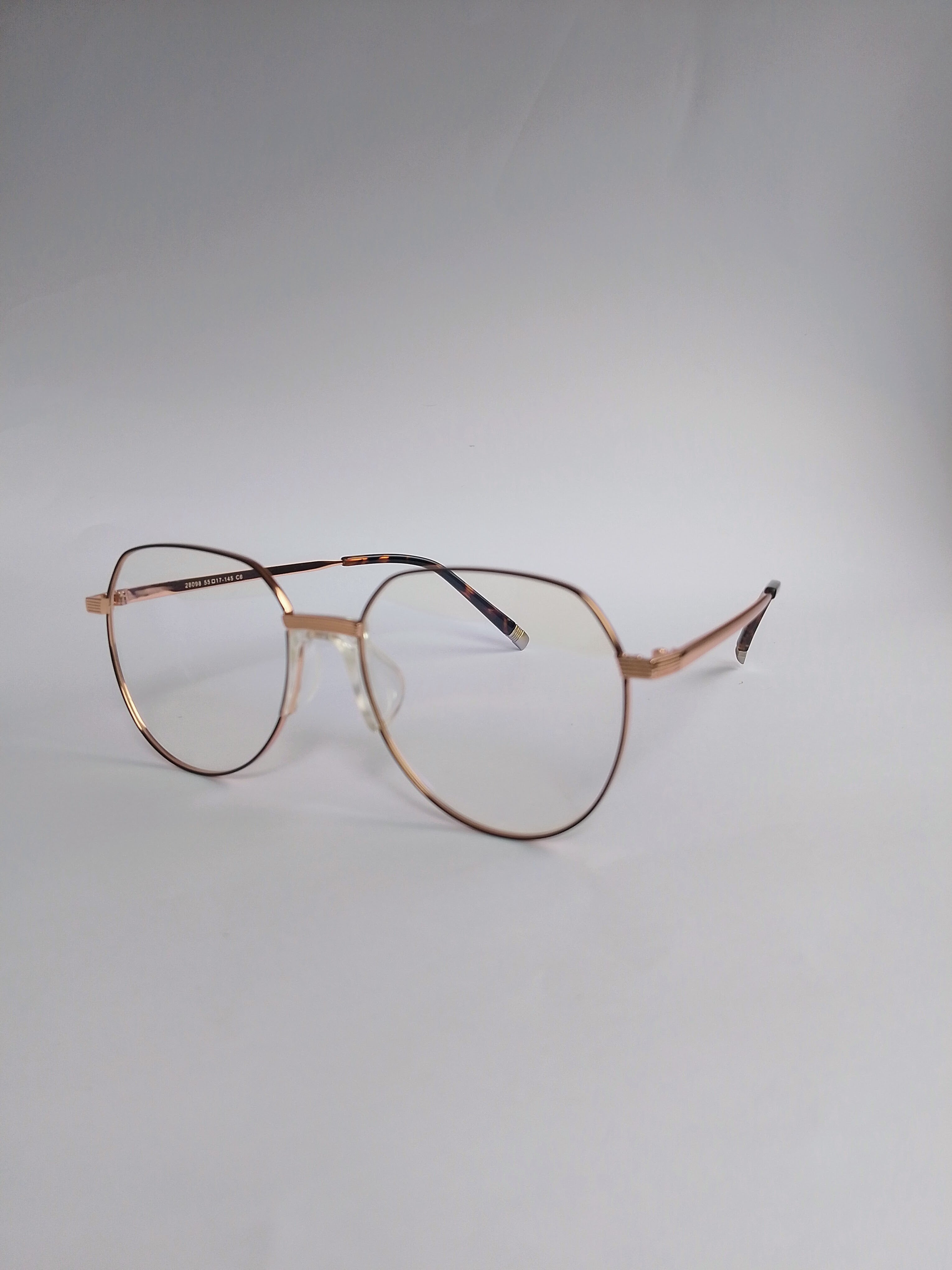 Orbit Frame – Rose Gold, side temple view