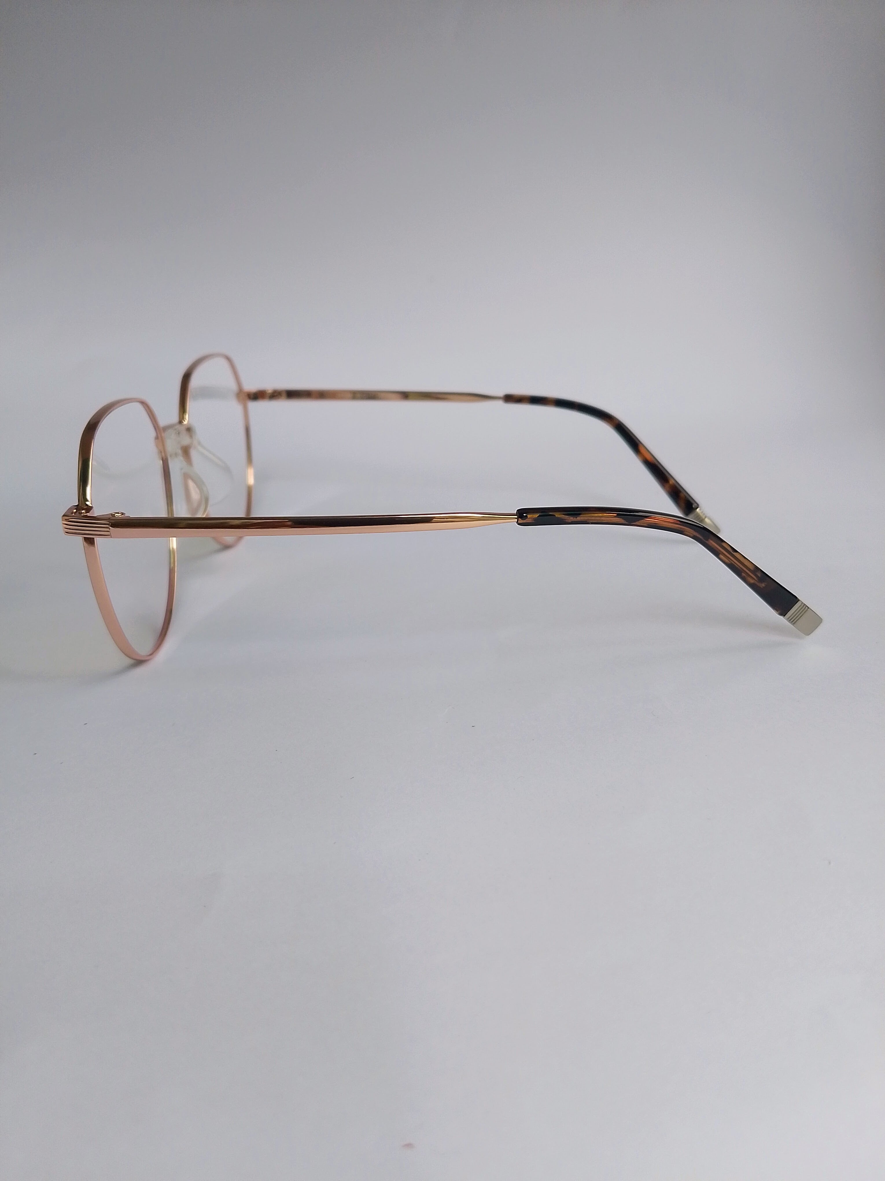 Orbit Frame – Silver Black with blue tips, front view