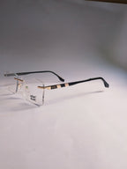 Orin premium quality rimless rectangular frame front view