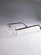 Liora premium quality rimless rectangular frame front view