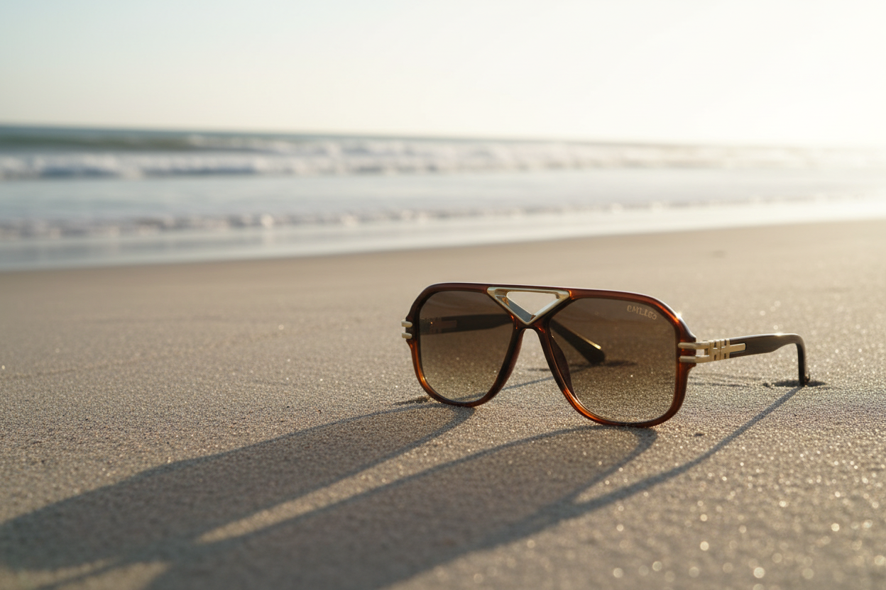 Cognac Sunglasses Right Aligned