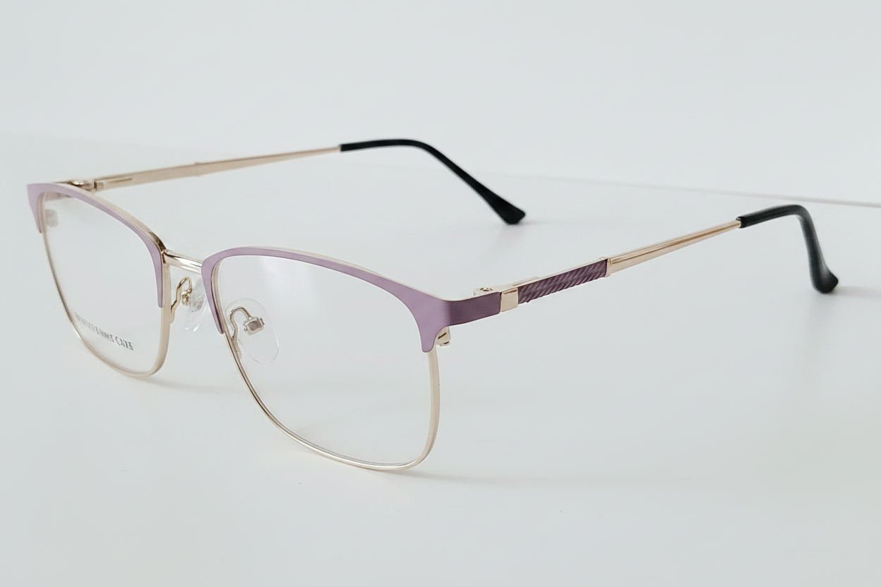 Solara Rose 3/4 Right Temple stylish frame